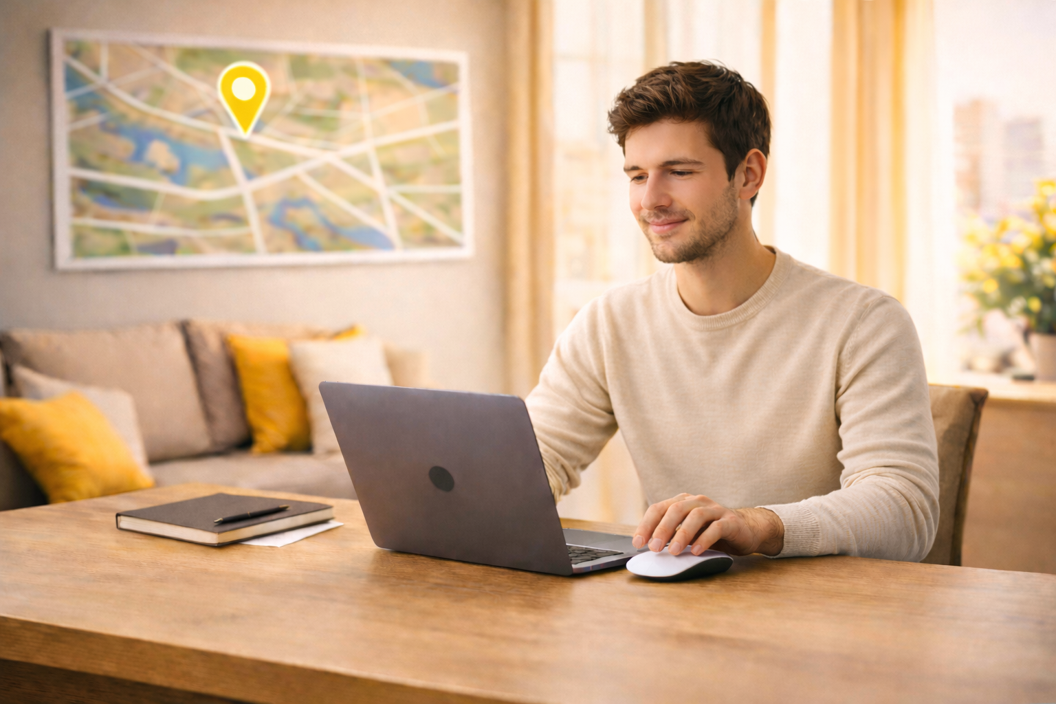 Symbolbild für digitale Melderegisterauskunft und Adressermittlung in Deutschland